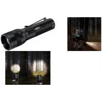 ANSMANN Adventure TA500BF LED žibintuvėlis, juodas su diržo segtuku, 470 liumenų, fokusuojamas, IPX4 1600-0762