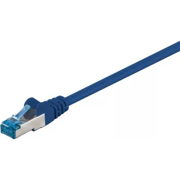 Wentronic 94131 Cat6a S/FTP tinklo pataisos kabelis, RJ-45 vyriškas į RJ-45 vyrišką, auksuoti kontaktai, 10 Gbps, 500 MHz