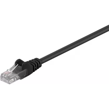 Wentronic Goobay CAT 5e tinklo kabelis, U/UTP, juodas, 5 m - CCA variu dengtas aliuminis (68651)