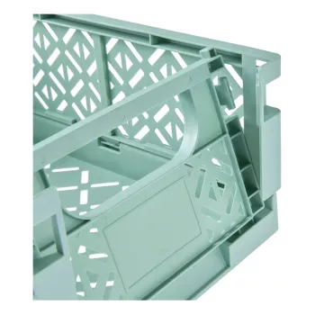 keeeper Mini Folding Box fritzi, dydis L, Nordic Green, 9,6 litro, sulankstoma dekoratyvinė laikymo dėžė, maistui skirta, 1 vnt. 1023431500000