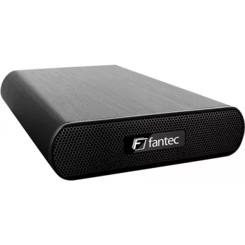 Fantec DB-AluAir U2e 3,5 inch SATA HDD išorinis korpusas, USB 2.0 ir eSATA, juodas 1594