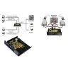EXSYS EX-3455 2 prievadų SATA III 6Gbps PCIe 2.0 x1 RAID valdiklio plokštė (RAID 0/1, ASMedia ASM1061, žemo profilio)