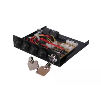 EXSYS EX-3466-2 SATA III 4 portų perjungiklis - 1 į 4 HDD/SSD selektorius, 6Gbps, karštasis prijungimas, Marvell lustų rinkinys