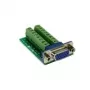 EXSYS EX-49020 VGA 16 kontaktų kabelio adapteris žalias - sidabrinis