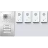 Siedle SET CLAB 850-4 E/W garso rinkinys Classic nerūdijantis plienas/baltas (210010048-00)