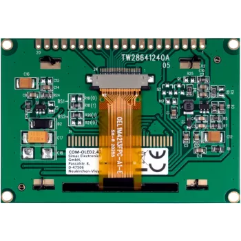 JOY-IT COM-OLED2.42 2,42 inch OLED ekrano modulis 128x64, baltas, SPI/I2C, SSD1309
