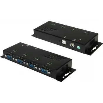EXSYS EX-1334HMV-2 4 prievadų USB 2.0 į RS-232 serijinis adapteris su metaliniu korpusu