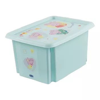 keeeper laikymo dėžė karolina Peppa Pig, 15 litrų, sukraunama/įdedama dėžė su dangteliu, PP, akvamarino spalvos, 1 vnt. 1223662433600