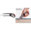 NT Cutter L-550GP 18mm lūžtantis universalus peilis su aliuminio korpusu, metaliniu ašmenų kreiptuvu, varžtiniu fiksatoriumi, antracito spalvos h1310511
