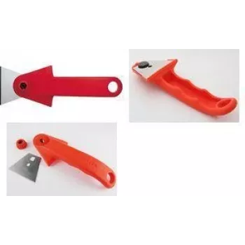 NT Cutter SC-2P grandymo peilis, 60 mm nerūdijančio plieno geležtė, raudona plastikinė rankena, 1 vnt. h1310652