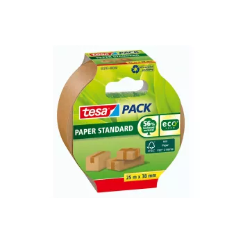 tesa STANDARD ecoLogo® 58293 Pakavimo juosta Ruda 25 m x 38 mm