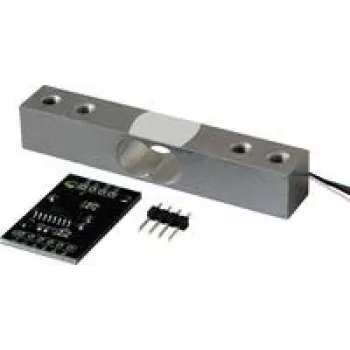 JOY-IT DEBO HX711-20 24 bitų ADC modulis su 20 kg apkrovos matuokliu svoriui matuoti SEN-HX711-20