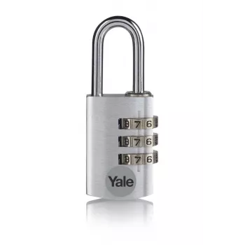 Yale YE3CB/38/131/1/S 38 mm sidabrinė kombinuota spyna