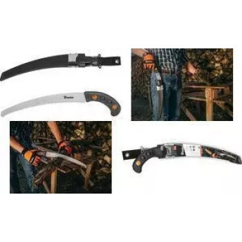 Bradas V-SERIES sodo pjūklas su dėklu, 320 mm SK5 grūdinto plieno geležtė, trigubai galandinti dantukai, pjovimas traukiant KT-V1404K