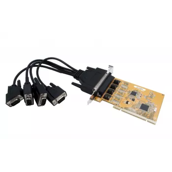 EXSYS 4 prievadų RS-232 PCI nuoseklioji plokštė su FTDI lustu (EX-41084)