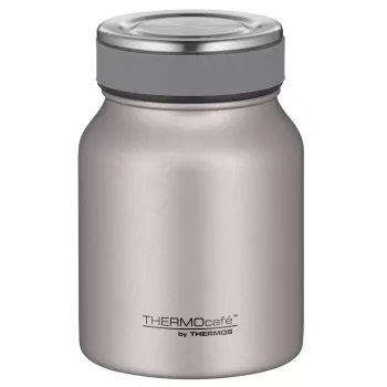 THERMOS TC Food Jar 0,5L Rosé vakuuminė termo izoliuota nerūdijančio plieno maisto talpa, nepralaidi, gumuotu paviršiumi 4077.371.050