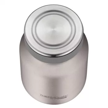 THERMOS TC Food Jar 0,5L Rosé vakuuminė termo izoliuota nerūdijančio plieno maisto talpa, nepralaidi, gumuotu paviršiumi 4077.371.050
