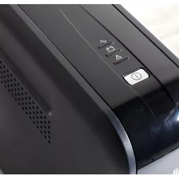 Riello UPS iDialog IDG 600 - 600 VA linijinis-interaktyvus UPS, 4 Schuko lizdai, USB, bokštas, juodas