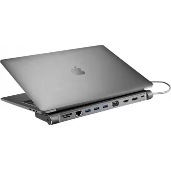XTREMEMAC XWH-CDH-13 12 prievadų USB-C doko stotis Space Gray