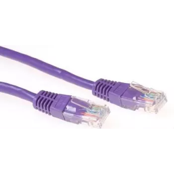 ACT IB4715 Cat5e U/UTP tinklo pataisos kabelis, RJ45, violetinės spalvos, 15 m