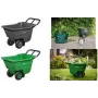 Bradas HANDY-GO sodo karutis 90 L žalias, 150 kg keliamoji galia, plastikinis kėbulas, plieninis rėmas, pneumatinis ratas TQ-WB090GR