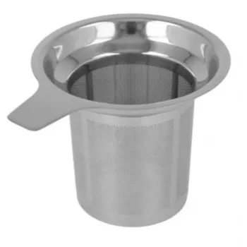 Metaltex didelis arbatos sietelis, nerūdijantis plienas, lazeriu pjaustytas mikroperforuotas filtras, tinka puodeliams ir puodeliams 253835010