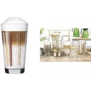 Esmeyer LINES Latte Macchiato stiklinė 370 ml, rinkinys iš 12, tinka plauti indaplovėje 410-865