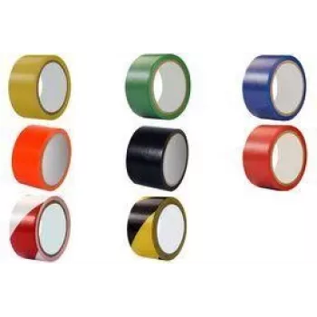 RILLPRINT grindų žymėjimo juosta, 50 mm x 33 m, geltona, PVC, lipni, 1 ritinys (T61801)