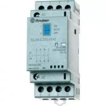 Finder 22.34.0.048.4720 modulinis kontaktorius, 4 polių, 48 V AC ritė, 25 A, 3NO+1NC, DIN bėgelis