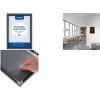 EUROPEL Economy A3 juodas anoduotas aliuminis užsegamas rėmas, 25 mm suapvalintas profilis, tvirtinamas prie sienos, anti-glare PET priekis 355094