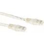 ACT Cat6a U/UTP tinklo kabelis, 0,25 m, dramblio kaulo spalvos, RJ45, 10 Gbps, 500 MHz IB3352