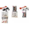 Metaltex VacuumFix kabliukų rinkinys, matinis juodas, 2 kabliukai, be gręžimo, 3 kg apkrova 404998000