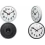 NEXTIME NXT kvarcinis sieninis laikrodis 260 mm baltas ciferblatas juodi skaičiai plastikinis korpusas 7308WI