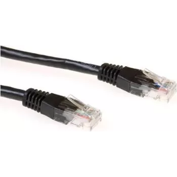 Ewent IM8910 Cat6 U/UTP tinklo kabelis 10m juodas