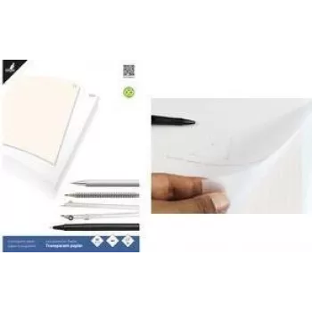 KANGARO K-770301 permatomo popieriaus blokas DIN A3, 24 lapai 80 g/m² + 1 milimetrinio popieriaus lapas