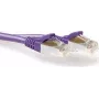 ACT FB2305 5 m Cat6a S/FTP LSZH tinklo pataisymo kabelis, violetinis