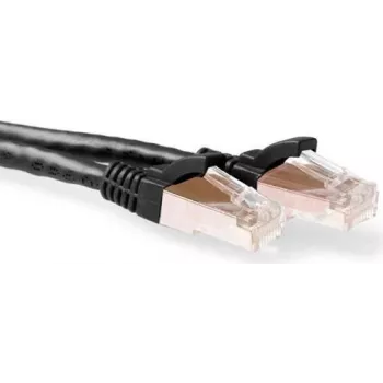 ACT 1,5 m Cat6a S/FTP tinklo kabelis, juodas (IB9251)