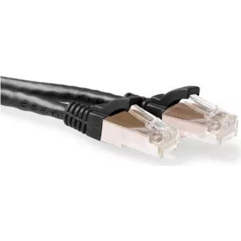 ACT 15 m CAT6a S/FTP tinklo kabelis su apsauga nuo užkabinimo, juodas FB6915