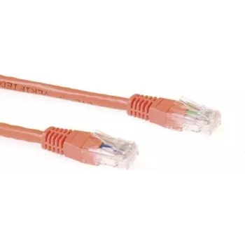 ACT CAT6A U/UTP RJ45 tinklo kabelis, 1m, oranžinis IB4301