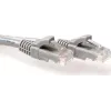 ACT pilkas 0,25 m U/UTP CAT6 „Snagless“ tinklo kabelis su RJ45 jungtimis (IS8052)