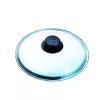 PYREX stiklinis dangtis 24 cm, borosilikatinis stiklas