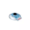 PYREX stiklinis dangtis 24 cm, borosilikatinis stiklas, juoda fenolinė rankenėlė, garų išleidimo anga, atsparus orkaitei iki 220°C