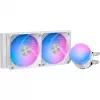 Ocypus Delta L24 ARGB V2 baltas 240mm AIO skysčio aušintuvas CPU