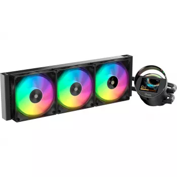 Ocypus Sigma L36 ARGB juodas 360mm AIO skysčio aušintuvas CPU