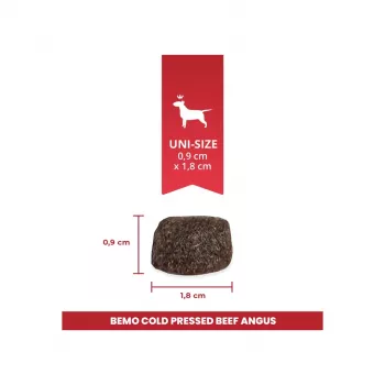 BEMO šaltai presuotas šunų sausas maistas su Angus jautiena Mono - 1kg