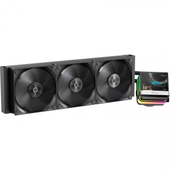 Ocypus Sigma L36 PRO AIO skysčio aušinimo CPU aušintuvas 360mm ARGB juodas