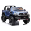 LEAN CARS Toyota Hilux DK-HL850 elektromobilis vaikams, mėlynos spalvos lakuotas, 4x4, 2 vietų, nuotolinio valdymo pultas, LED lemputės, MP3, Bluetooth