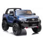 LEAN CARS Toyota Hilux DK-HL850 elektromobilis vaikams, mėlynos spalvos lakuotas, 4x4, 2 vietų, nuotolinio valdymo pultas, LED lemputės, MP3, Bluetooth
