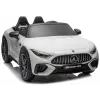 LEAN CARS Mercedes AMG SL63 baterijomis varomas važiuojantis automobilis baltas