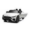 LEAN CARS Mercedes AMG SL63 baterijomis varomas važiuojantis automobilis baltas